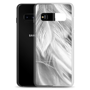 White Feathers Samsung Case by Design Express