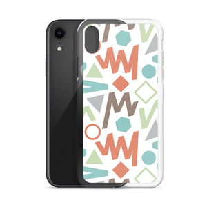 Soft Geometrical Pattern 02 iPhone Case by Design Express