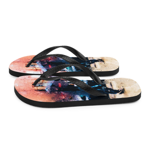 Rainy Blury Flip-Flops by Design Express