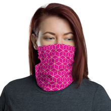 Default Title Diamond Magenta Pattern Neck Gaiter Masks by Design Express