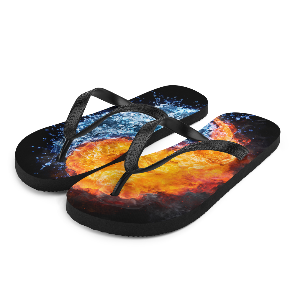 S Fire & Water Flip-Flops by Design Express