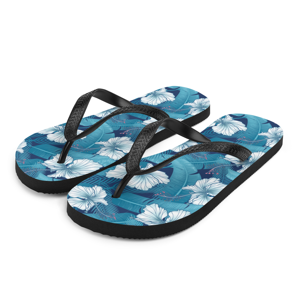 S Hibiscus Leaf Flip-Flops by Design Express