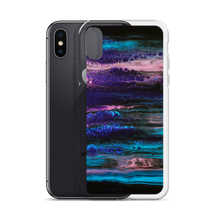 Purple Blue Abstract iPhone Case by Design Express