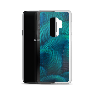 Green Blue Peacock Samsung Case by Design Express