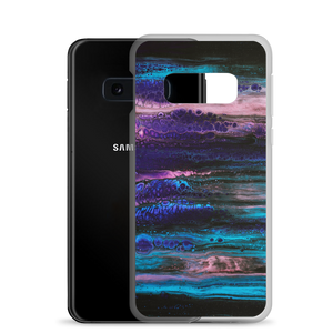 Purple Blue Abstract Samsung Case by Design Express