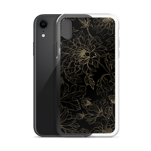 Golden Floral iPhone Case by Design Express