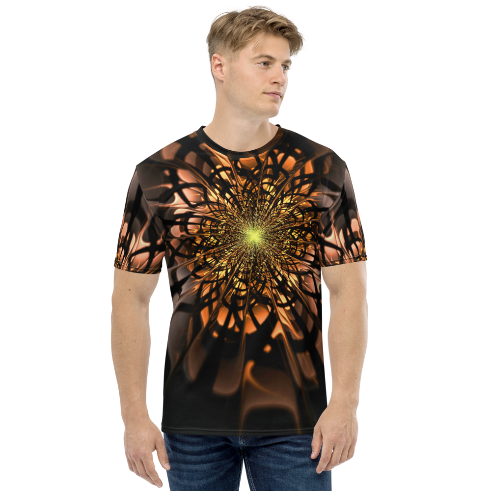 XS Abstract Flower 02 Men's T-shirt by Design Express
