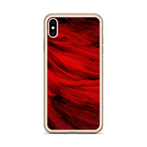 Red Feathers iPhone Case by Design Express