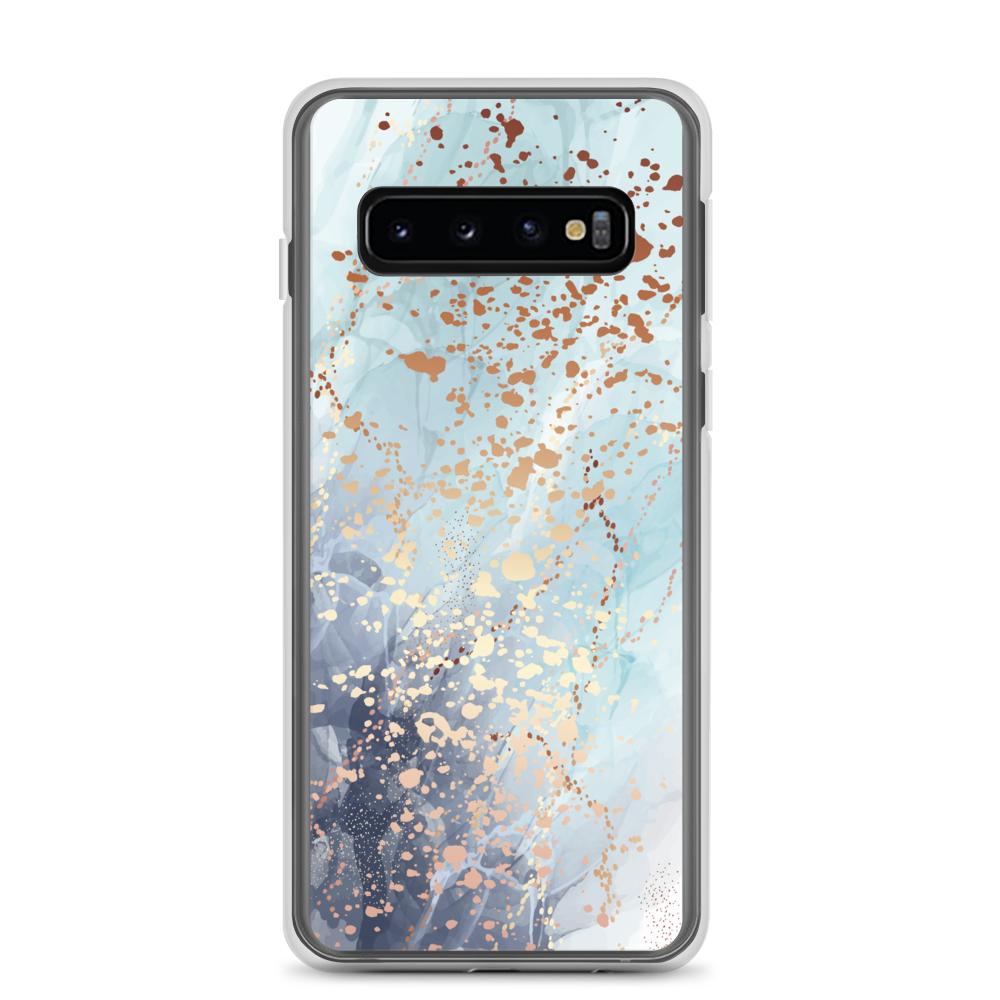 Samsung Galaxy S10 Soft Blue Gold Samsung Case by Design Express