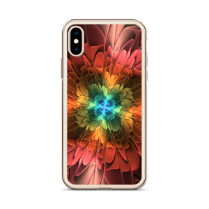 Abstract Flower 03 iPhone Case by Design Express