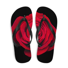 Charming Red Rose Flip-Flops by Design Express