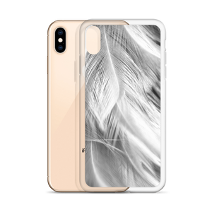 White Feathers iPhone Case by Design Express