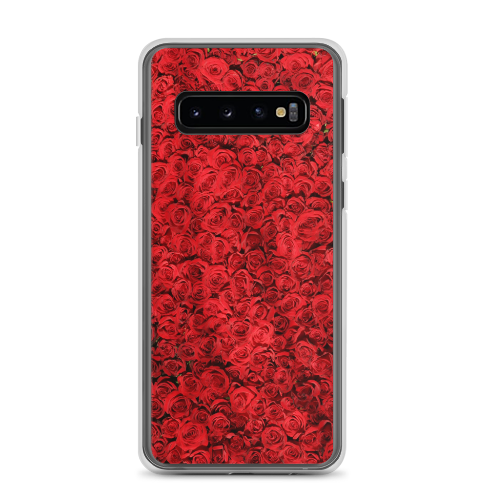 Samsung Galaxy S10 Red Rose Pattern Samsung Case by Design Express