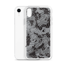 Grey Black Camoline iPhone Case by Design Express