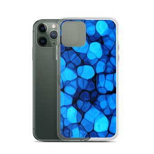 Crystalize Blue iPhone Case by Design Express