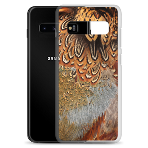 Brown Pheasant Feathers Samsung Case by Design Express