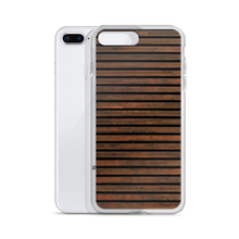 Horizontal Brown Wood iPhone Case by Design Express