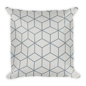 Diamonds London Coach Gray Square Premium Pillow by Design Express