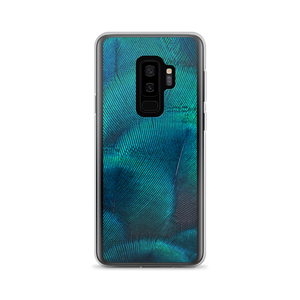 Samsung Galaxy S9+ Green Blue Peacock Samsung Case by Design Express