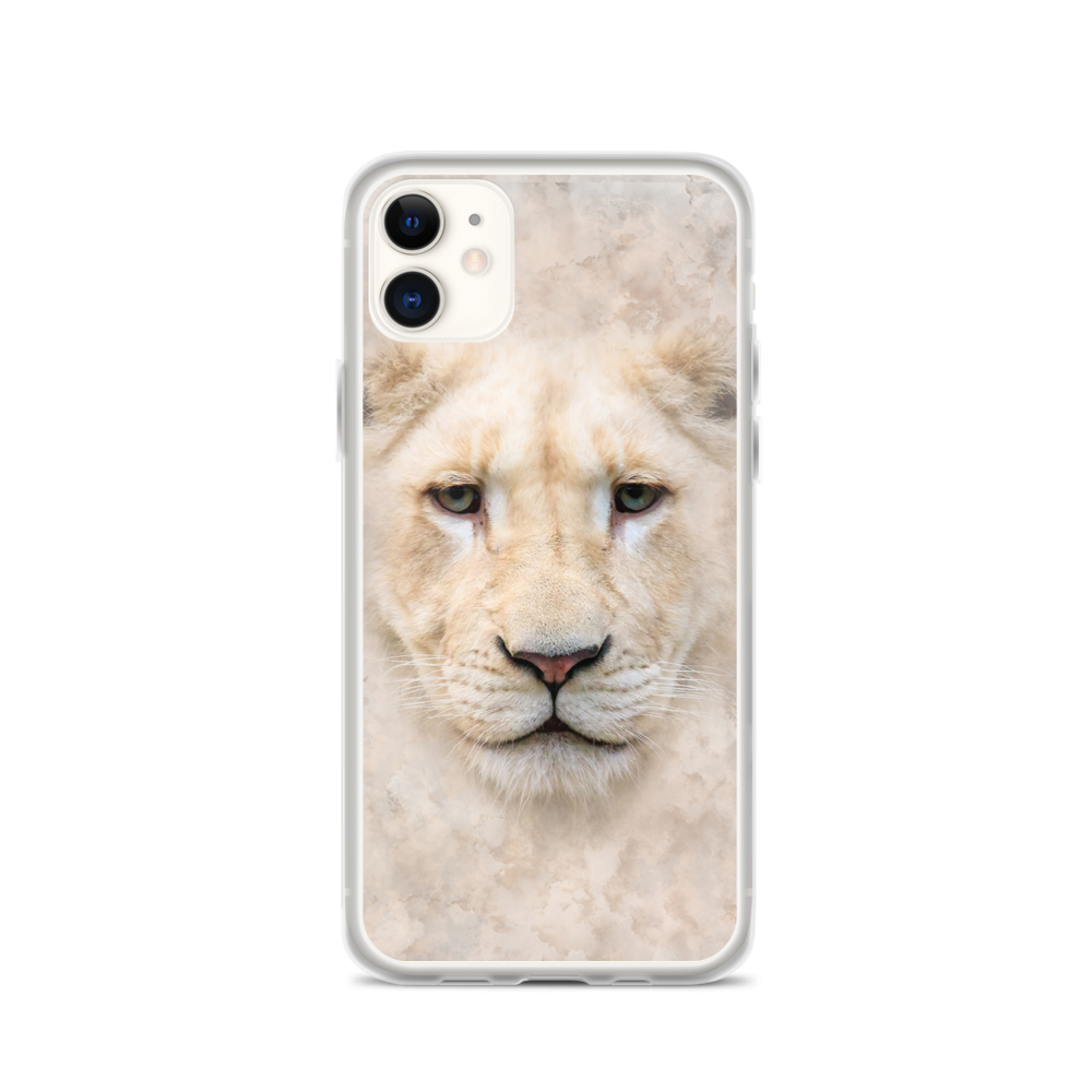 iPhone 11 White Lion iPhone Case by Design Express