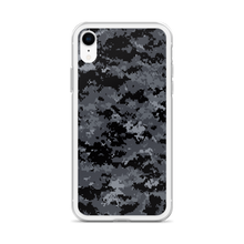 Dark Grey Digital Camouflage Print iPhone Case by Design Express