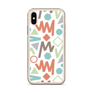 Soft Geometrical Pattern 02 iPhone Case by Design Express