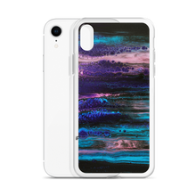 Purple Blue Abstract iPhone Case by Design Express