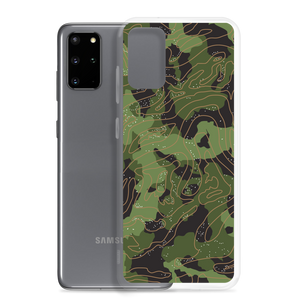 Green Camoline Samsung Case by Design Express