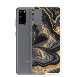 Black Marble Samsung Case by Design Express