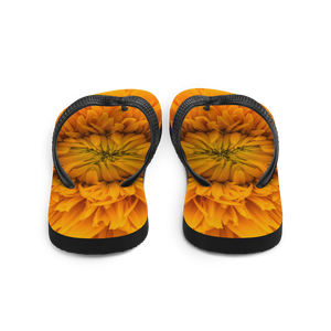 Yellow Flower Flip-Flops by Design Express