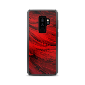 Samsung Galaxy S9+ Red Feathers Samsung Case by Design Express