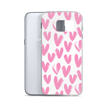 Pink Heart Pattern Samsung Case by Design Express