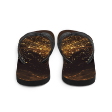 Gold Swirl Flip-Flops by Design Express