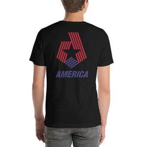 America "Star & Stripes" Back Short-Sleeve Unisex T-Shirt by Design Express