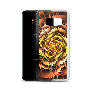 Abstract Flower 01 Samsung Case by Design Express