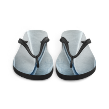 White Feathers Texture Flip-Flops by Design Express