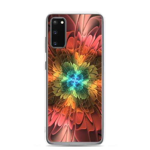 Samsung Galaxy S20 Abstract Flower 03 Samsung Case by Design Express