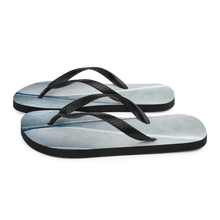 White Feathers Texture Flip-Flops by Design Express