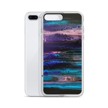 Purple Blue Abstract iPhone Case by Design Express