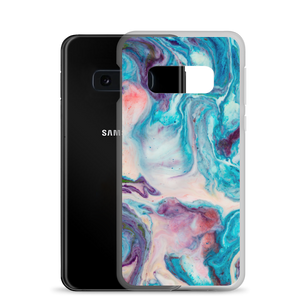 Blue Multicolor Marble Samsung Case by Design Express