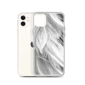 White Feathers iPhone Case by Design Express