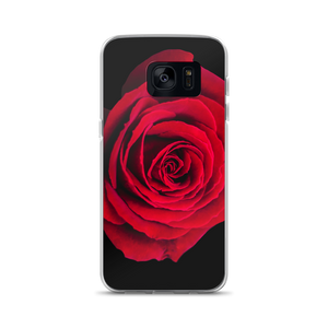 Samsung Galaxy S7 Charming Red Rose Samsung Case by Design Express