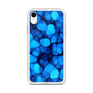 Crystalize Blue iPhone Case by Design Express