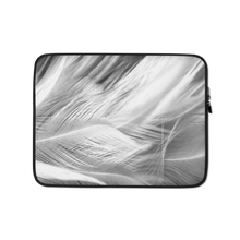 13 in White Feathers Laptop Sleeve by Design Express