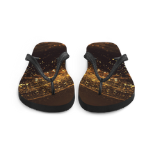 Gold Swirl Flip-Flops by Design Express