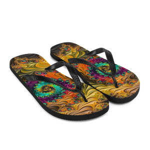 Multicolor Fractal Flip-Flops by Design Express