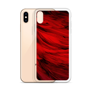 Red Feathers iPhone Case by Design Express