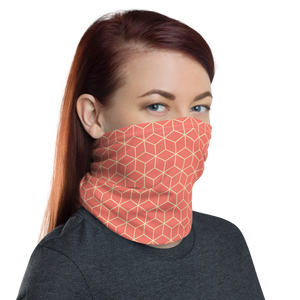 Diamond Peach Pattern Neck Gaiter Masks by Design Express