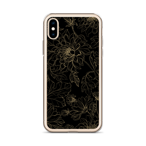 Golden Floral iPhone Case by Design Express