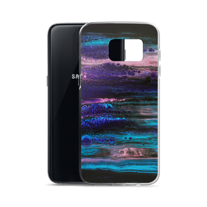 Purple Blue Abstract Samsung Case by Design Express